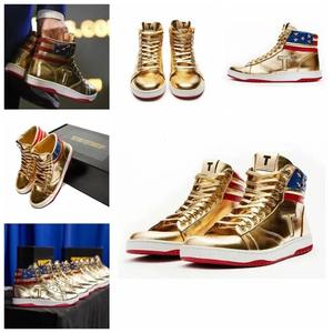 Chaussures de basket-ball de haute qualité pour femmes <span class=keywords><strong>et</strong></span> hommes Gold Leaders Golden Upper Rubber Casual Designers Fashion Sneakers Trainers - Product Image 1