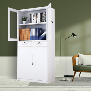 Archivador moderno de acero de 2 cajones, archivador ajustable de metal para oficina, muebles al por mayor, hogar, oficina, escuela, supermercado - Product Image 4