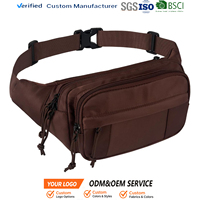 Sac banane grande capacité 2,5 L pour femme et homme, léger, résistant à l'eau, ceinture réglable, idéal pour le voyage, la randonnée, la promenade du chien, personnalisable OEM ODM