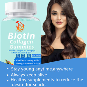 Gummies de biotine et collagène à marque privée OEM avec supplément de collagène et de zinc pour une peau jeune et des cheveux épais - Product Image 4