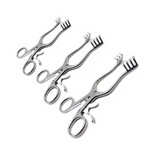 Retractor Manual de Acero Inoxidable Weitlaner con Puntas Cónicas Autoestáticas, Instrumento Quirúrgico para Procedimientos Veterinarios Ortopédicos - Product Image 1