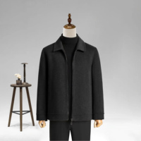 Manteau d'hiver pour homme en laine sur mesure, style trench-coat, vente en gros
