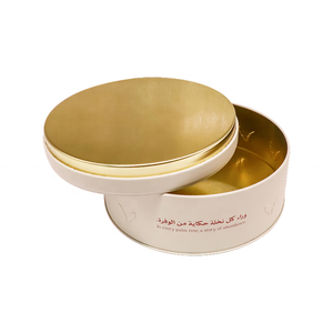 Boîtes rondes en <span class=keywords><strong>métal</strong></span> personnalisées pour l'emballage de biscuits, bonbons et gâteaux Boîtes en <span class=keywords><strong>métal</strong></span> - Product Image 4
