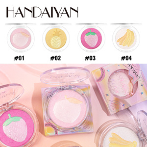 Iluminador en Polvo Compacto Handaiyan con Forma <span class=keywords><strong>de</strong></span> Fruta, Maquillaje <span class=keywords><strong>de</strong></span> Plátano, Iluminador Brillante con Destellos Finos, <span class=keywords><strong>Sombra</strong></span> <span class=keywords><strong>de</strong></span> Nariz con Efecto Diamante Roto - Product Image 2