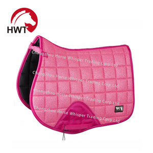 New Fashion Saddle <strong>Pad</strong> Mesh Glitter Fabric Saddle Cloth Equestrian Product - Product Image 4