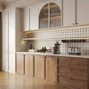 Mueble para Vino de Madera Maciza Moderno y Duradero de Fábrica 2025 con Puertas de Vidrio y Aparador - Product Image 3