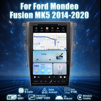 Aucar dernier autoradio Android 13 Auto Carplay 13.6 "Tesla écran pour Ford Mondeo Fusion 2014-2020 GPS lecteur DVD multimédia