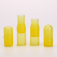 Tube de rouge à lèvres vide transparent personnalisé avec logo Her Beauty, emballage en plastique PP, bouchon à vis cosmétique, carton standard