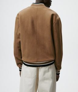 Chaquetas Bomber Varsity Lisas al por Mayor, Impermeables, Transpirables, con Logotipo Personalizado, Cortavientos para Hombre, Chaqueta de Invierno - Product Image 2