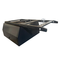Auvent en aluminium de longue durée de vie avec barres de toit supérieures boîte à outils de stockage de boîte à outils Kit de boîte à outils de camion remorque