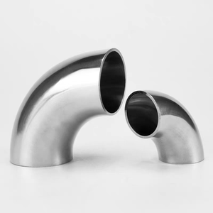 JIEXCIN 304 316L Полированный санитарный отвод из нержавеющей стали 90 градусов, бесшовные фитинги под приварку, пищевой класс, гарантия 1 год - Product Image 4