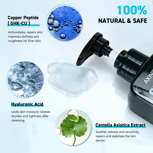 Gel Limpiador <span class=keywords><strong>de</strong></span> Péptidos <span class=keywords><strong>de</strong></span> Cobre <span class=keywords><strong>de</strong></span> Marca Privada |   Reparación OEM/ODM: Limpiador Facial |   Limpiador Fortalecedor <span class=keywords><strong>de</strong></span> Barrera GHK-Cu <span class=keywords><strong>de</strong></span> Marca Personalizada - Product Image 3