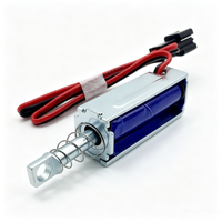 Serrure solénoïde électromagnétique push-pull DC12V 2A, course 5mm, performance stable, pour distributeur automatique