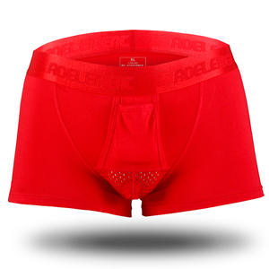 Caleçons Boxers Hommes Tendance en Soie Glacée avec Poche en U pour Soutien Scrotal – Sous-vêtements Quotidien - Product Image 3