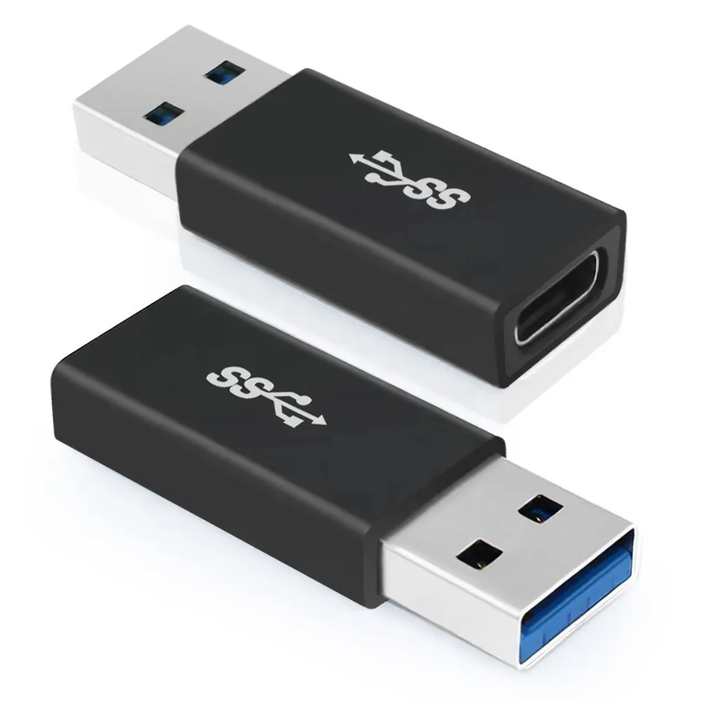 새로운 USB3.1 10Gbps USB 3.0 유형 A 남성 USB 3.1 유형 c 유형 C USB-C 여성 AM-CF 변환기 어댑터 커넥터 5.0