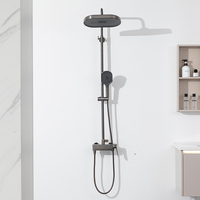 Colonne de douche GAPPO de luxe haute qualité avec robinet thermostatique haute pression et système de douche pluie pour baignoire