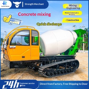 Camión Mezclador de Hormigón de 3 Metros Cúbicos, Camión Mezclador de Tambor para Transporte y Vertido en Construcción de Canales - Product Image 1