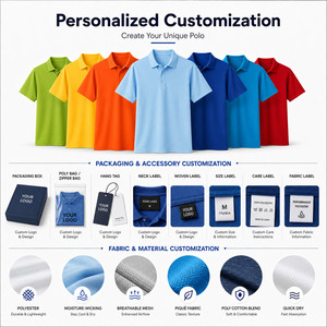 Camiseta Polo Personalizada 100% Poliéster 200 GSM de Secado Rápido, Transpirable, Manga Corta, Color Sólido, Ropa Casual de Golf para Hombre - Product Image 5