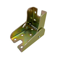 Charnières pliantes verrouillables en métal robuste à 180 degrés, antirouille, support pliable, design contemporain, pieds de meubles pour la maison et le bureau