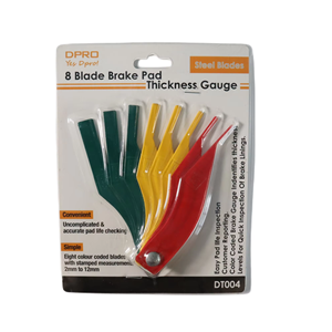 Kfz-Bremsbelag Dicken messgerät Auto Scheiben trommel Bremsbelag Mess lineal Werkzeug misst Fahrzeug bremsbeläge Fühler lehre - Product Image 1