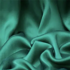 सादे विलासिता जैविक शांति रेशम के चारमेरस कपड़े रेत 100% धोया गया महिला कपड़ों के लिए रेशम साटन कपड़े