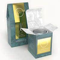 Nouvelle conception de boîte à bougies personnalisée en papier, emballage en papier pour bougies en pot