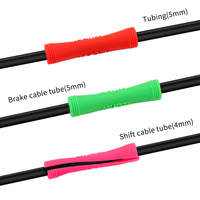MUQZI Protector de Cable de carcasa de bicicleta de montaña, marco de goma, funda protectora, accesorios de Protector de Cable de cambio de freno