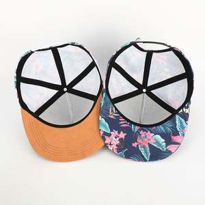 Oem Custom Design Your Logo High Quality 5 Panel <b>Flat</b> Brim All Over Sublimation Printing Hip Hop Gorras Snapback <b>Cap</b> and <b>Hat</b> - Product Image 3