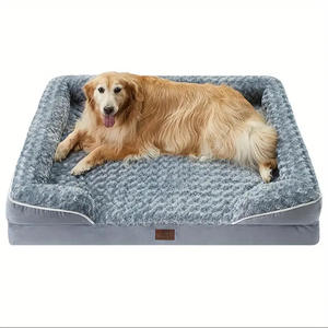Hot New Large Winter <span class=keywords><strong>Dog</strong></span> <span class=keywords><strong>Bed</strong></span> Kennel Impermeable Ecológico Extraíble Tela lavable Anti-Bite para gatos Cartón al por mayor - Product Image 1