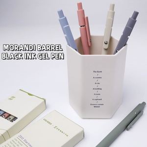 Stylos gel 0,5 mm, encre noire, pointe fine, écriture fluide, série haut de gamme, journalisation, prise de notes, mignons, pour le bureau, l'école, pour OEM - Product Image 6