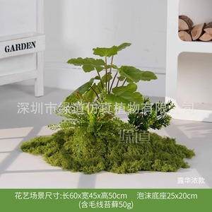Plante artificielle en mousse verte Greenway, bonsaï, 30cm-100cm, décoration florale pour vitrine - Product Image 4