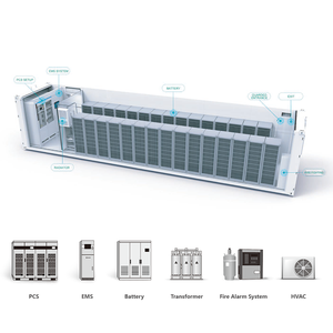 ระบบจัดเก็บพลังงานอุตสาหกรรมตู้ลิเธียม100kwh แรงดันไฟฟ้าสูงระบายความร้อนด้วยของเหลวอย่างเต็มที่ใช้ในอุตสาหกรรม - Product Image 2