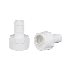 Conector de tubería de PVC de 20 mm de diámetro con rosca interna para piezas de plomería de acuario, adaptador de plástico duradero, embalaje a granel - Product Image 1