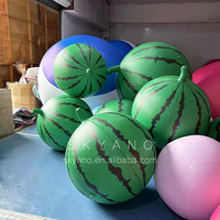 Ballon gonflable modèle de fruit de simulation, publicité gonflable géante orange poire fraise citron ananas banane