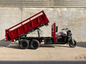 Nouveau véhicule tricycle lourd 350cc à déchargement automatique pour le transport de marchandises agricoles, moto à <span class=keywords><strong>neuf</strong></span> roues 2026 - Product Image 6