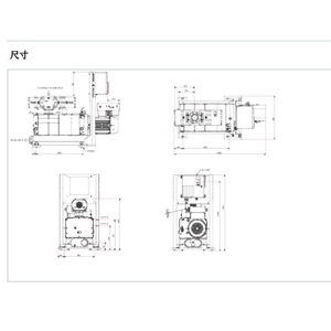 Estación de Bombeo de Vacío Pfeiffer CombiLine RH 1904L con Bomba Roots, Accionamiento Eléctrico y Cuerpo de Hierro Fundido - Product Image 2