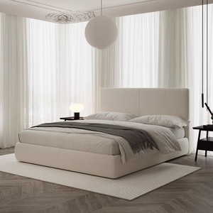 <span class=keywords><strong>Letto</strong></span> in tessuto <span class=keywords><strong>imbottito</strong></span> stile Wabi Sabi con schienale alto minimalista morbido <span class=keywords><strong>imbottito</strong></span> <span class=keywords><strong>letto</strong></span> <span class=keywords><strong>matrimoniale</strong></span> per camera d'albergo o appartamento - Product Image 3