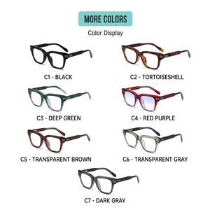 Gafas de Sol Cuadradas Extra Grandes de Moda, Montura con Color Degradado, Gafas Ópticas para Mujer, Montura de Gafas TR90 Ligeras con Prescripción Médica - Product Image 4