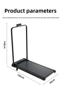 Tapis roulant électrique, vitesse réglable <span class=keywords><strong>de</strong></span> 1 à 8 km/h, pliable, machine <span class=keywords><strong>de</strong></span> course pour <span class=keywords><strong>la</strong></span> <span class=keywords><strong>maison</strong></span>, absorption des chocs, 2 styles disponibles - Product Image 6