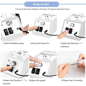30000RPM Professional <b>Nail</b> Drill Machine Electric <b>Nail</b> File for Acrylic Gel Polish Removal <b>Nail</b> File Kit for Home and Salon - Product Image 5