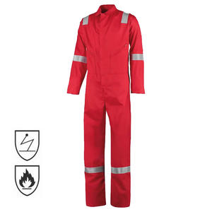 CE Certificate Custom Fire Resistant Anti-Static Labour FRC Mining Industry Ultima Coverall Workwear for Welder - Product Image 4