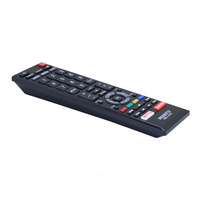 Télécommande universelle HUAYU RM-L1625 ABS à code fixe, étanche, avec piles AAA, commande tactile LED pour téléviseurs LCD LED