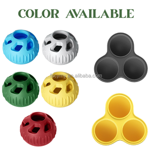 Juguete de Silicona para <span class=keywords><strong>Perros</strong></span>, Bola de Lamer para Alimentación Lenta, Enriquecimiento, con Molde, en Oferta - Product Image 5