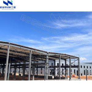 プレハブ軽量鉄骨構造建築物（Q355鋼材切断サービス付き、資材保管用に色カスタマイズ可能） - Product Image 2