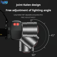 Phare LED haute puissance super lumineux à faisceau réglable, étanche IP67, portée 300-499M, construction en plastique pour la plongée et le camping