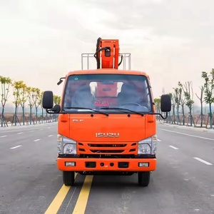 Camion diesel Isuzuu avec plateforme élévatrice hydraulique de 23 à 45 m, transmission manuelle, pour opérations de plateformes de travail en hauteur - Product Image 2