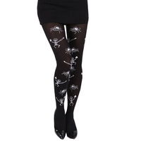 Mode Halloween chaussettes longues 3D coton fête drôle Cosplay araignée et toiles résille Halloween bas pour femmes