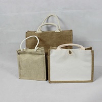 Sac à main en Jute écologique pour femme, fourre-tout personnalisé, peinture digitale, y,