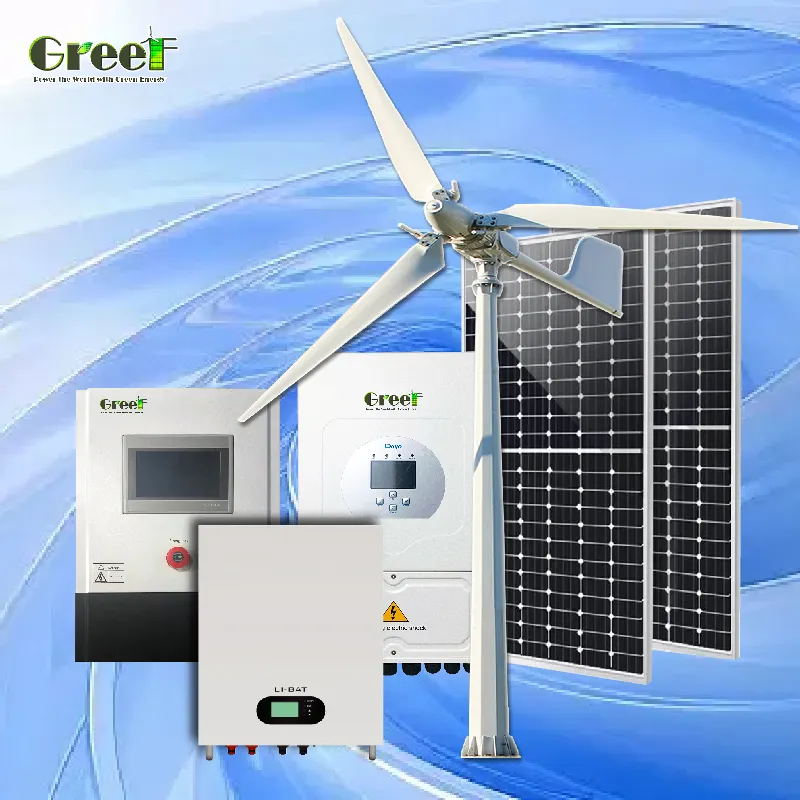 מערכת היברידית רוח וסולארית 15KW 20KW 30KW עם טורבינת רוח בקרת גובה 10KW ומערכת אנרגיה סולארית מותאמת אישית