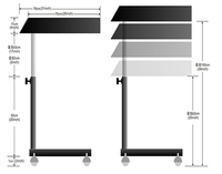 Heig réglable 40*40cm 1600W Type de sol sèche-linge mobile Flash sèche T-shirt sérigraphie Flash sèche pour sérigraphie